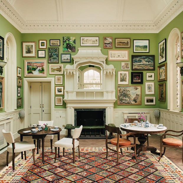 Handmade Turkish Design Wool Kilim 8' 7" x 9' 9" - No. AL23554