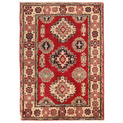Red Color Kazak Rug 2' 9" x 3' 11" - No. AL50323
