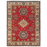 Hand Knotted Kazak Oriental Rug 4' 11" x 6' 8" - No. AL18160