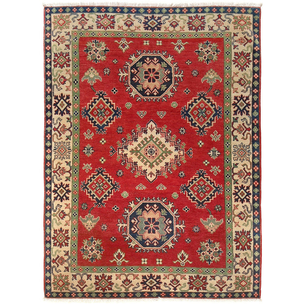 Hand Knotted Kazak Oriental Rug 4' 11" x 6' 8" - No. AL18160