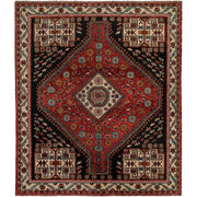 Black Color Shiraz Carpet 8' 4" x 9' 9" - No. AL66595