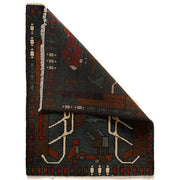 Gray War Rug 2' 0" x 2' 8" - No. AL73459