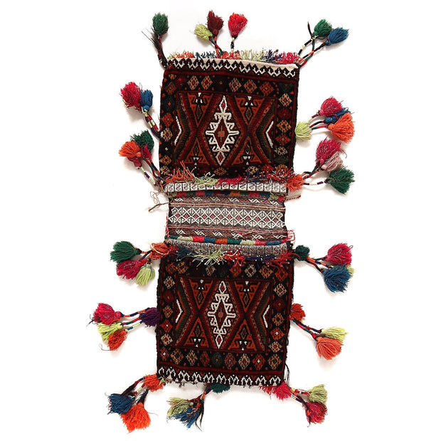 Handmade Saddle Bag Carpet 1' 1" x 2' 11" - No. AL15366