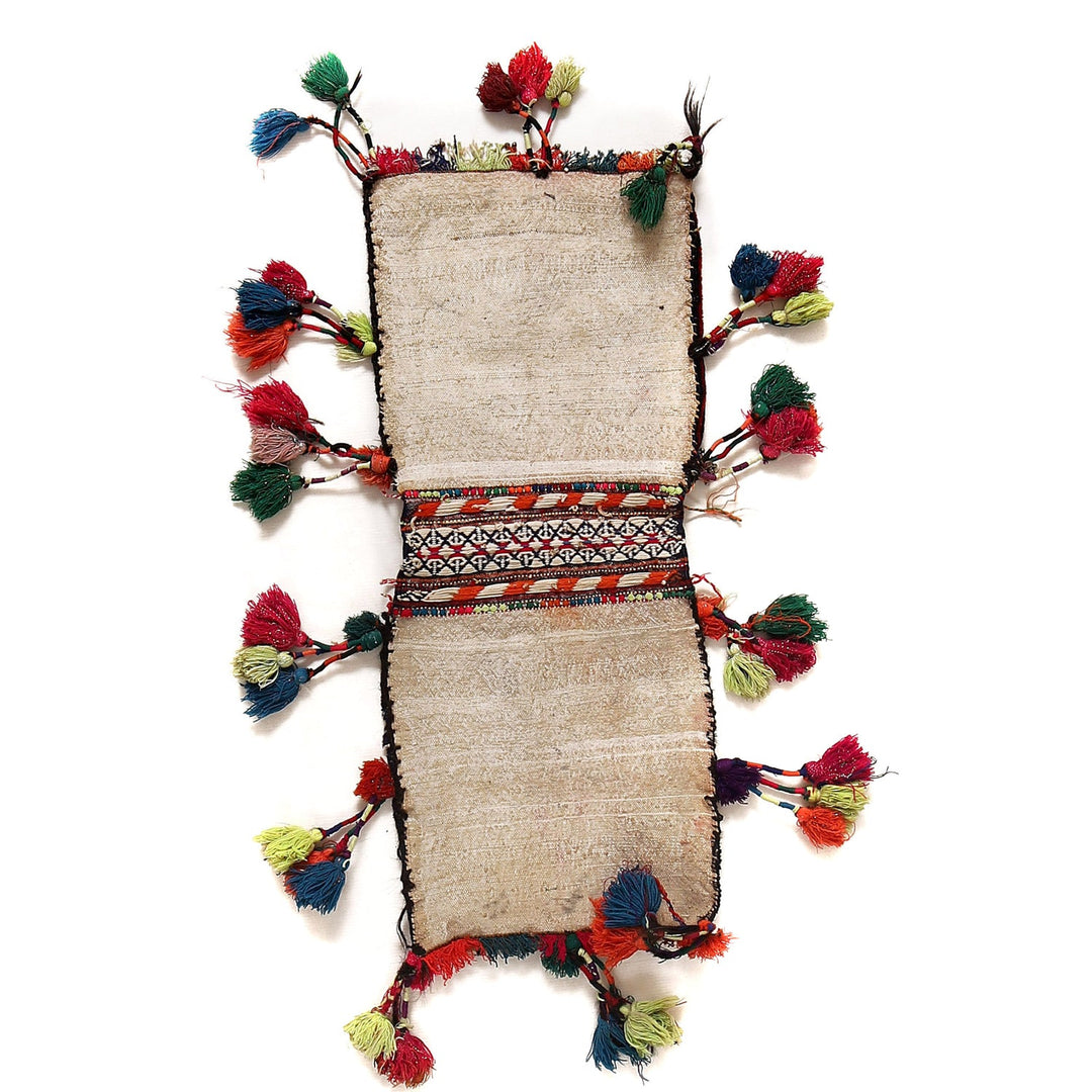 Handmade Saddle Bag Carpet 1' 1" x 2' 11" - No. AL15366