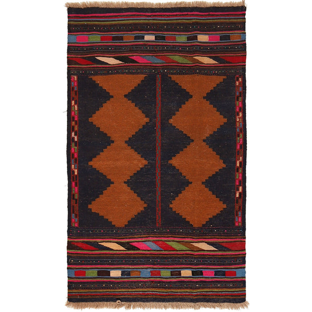 Handmade Table Sheet Kilim Runner 3' 1" x 5' 1" - No. AL74267