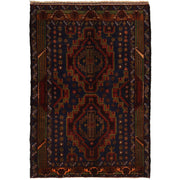 Baluch Small Size Rug 3' 3" x 4' 9" - No. AL49868