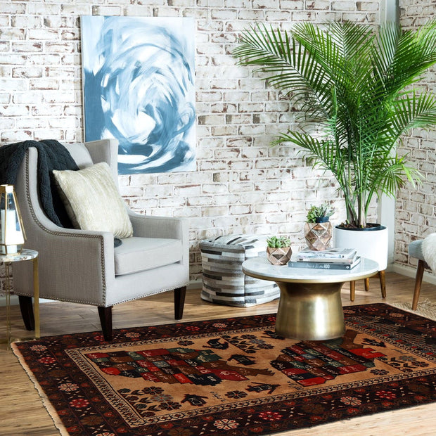 Baluch Small Size Rug 2' 11" x 4' 6" - No. AL13490