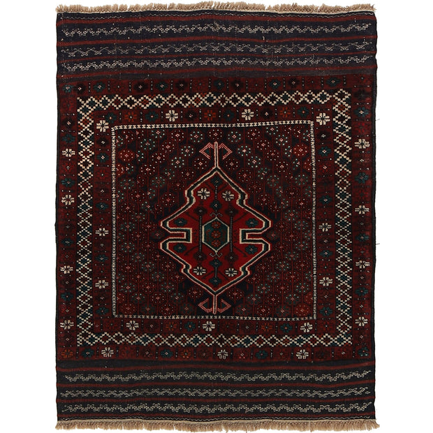 Handmade Balochi Rug 3' 1" x 4' 0" - No. AL57571
