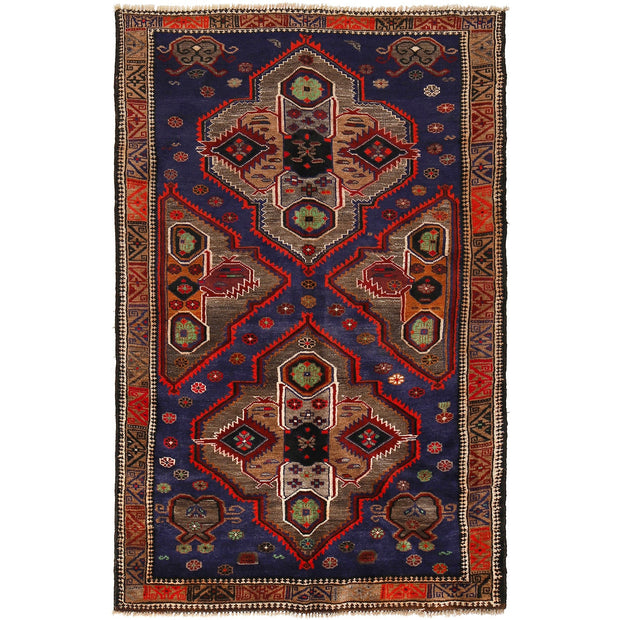 Handmade Baluchi Rug 3' 11" x 6' 2" - No. AL89991
