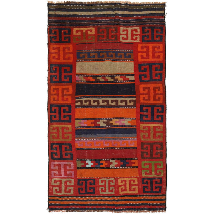 Afghan Maimana Kilim 3' 11" x 7' 1" - No. AL37625