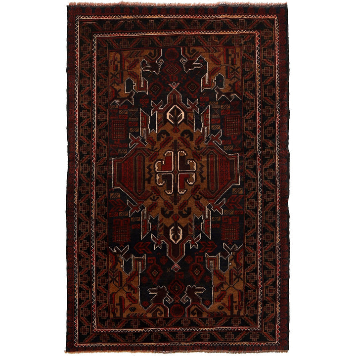 Handmade Baluchi Rug 4' 0" x 6' 3" - No. AL92533