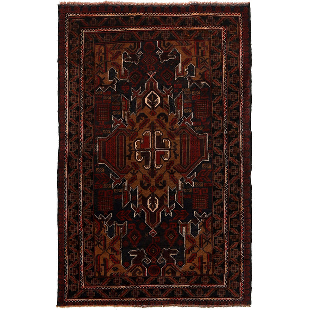 Handmade Baluchi Rug 4' 0" x 6' 3" - No. AL92533