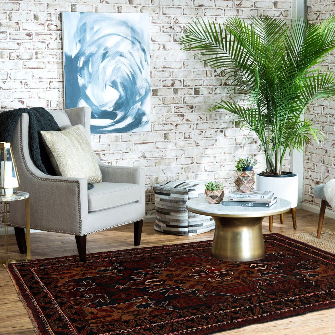 Handmade Baluchi Rug 4' 0" x 6' 3" - No. AL92533