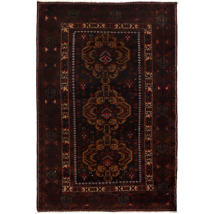 Tribal Baloch Rug 4' 7" x 6' 10" - No. AL53217