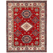 Hand knotted Kazak Carpet 5' 1" x 6' 7" - No. AL25308