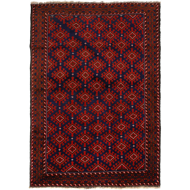 Hand Knotted Baluchi Rug 4' 1" x 6' 1" - No. AL60235