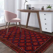 Hand Knotted Baluchi Rug 4' 1" x 6' 1" - No. AL60235
