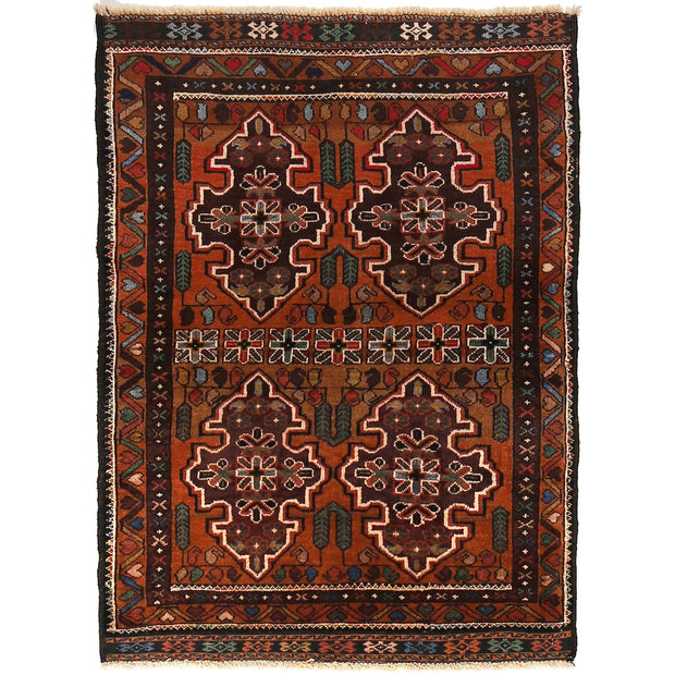 Brown Color Baluchi Rug 2' 10" x 4' 0" - No. AL59049