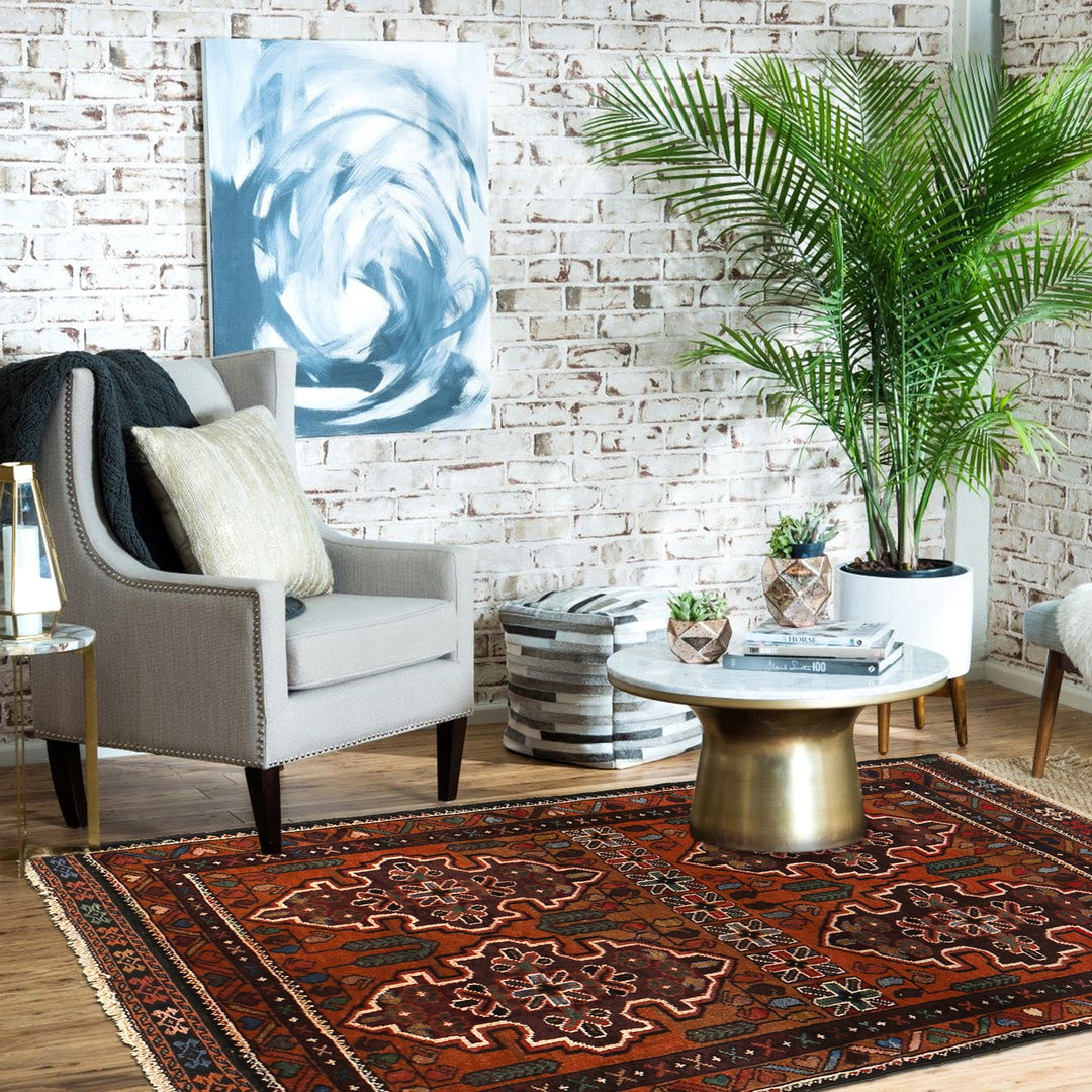 Brown Color Baluchi Rug 2' 10" x 4' 0" - No. AL59049