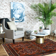 Brown Color Baluchi Rug 2' 10" x 4' 0" - No. AL59049