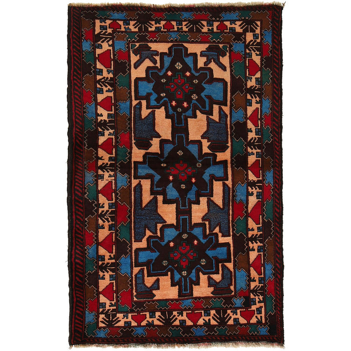 Baluch Small Size Rug 2' 11" x 4' 10" - No. AL52969