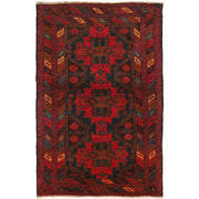 Baluch Small Size Rug 3' 0" x 4' 7" - No. AL40164