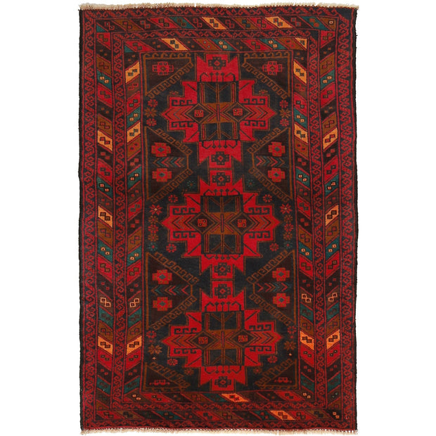 Baluch Small Size Rug 3' 0" x 4' 7" - No. AL40164