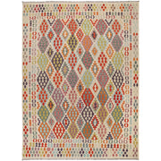 Handmade Turkish Design Wool Kilim 8' 6" x 11' 6" - No. AL48157