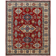 Handmade Kazak Area Rug 8' 3" x 9' 8" - No. AL71930