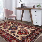 Hand knotted Kazak Carpet 3' 3" x 4' 11" - No. AL46936