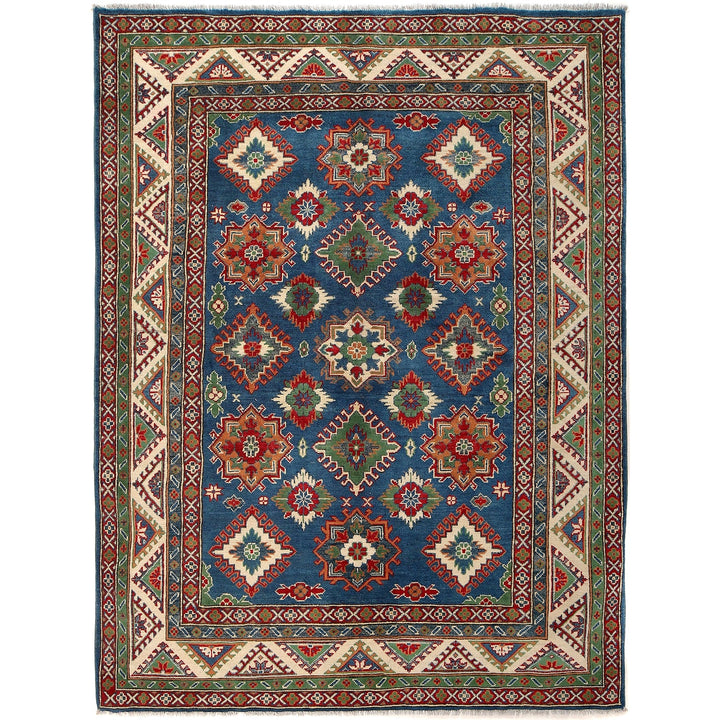 Blue Color Kazak Rug 5' 9" x 7' 7" - No. AL77406