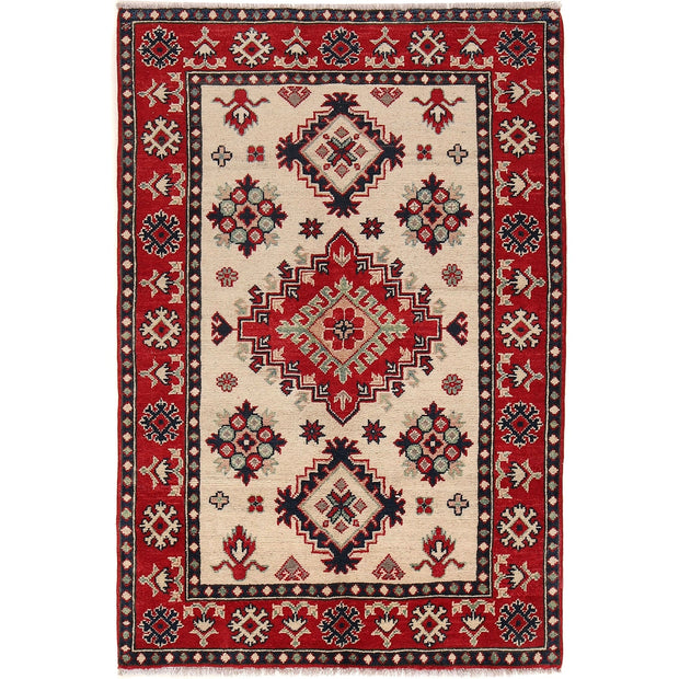 Oriental Kazak Rug 3' 4" x 5' 1" - No. AL34490