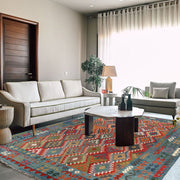 Large Size Chobi Kilim 8' 5" x 11' 3" - No. AL42440