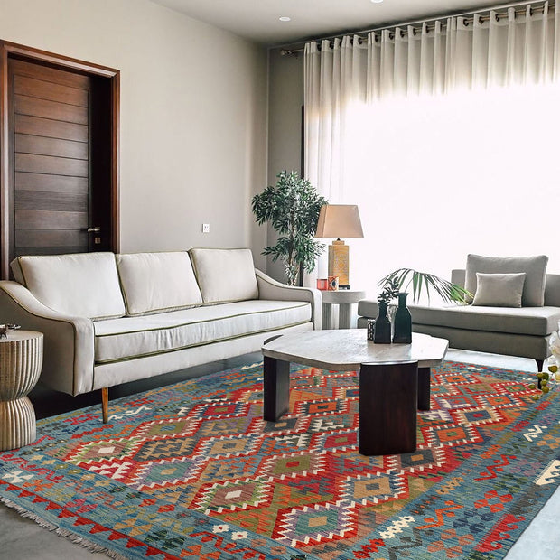 Large Size Chobi Kilim 8' 5" x 11' 3" - No. AL42440