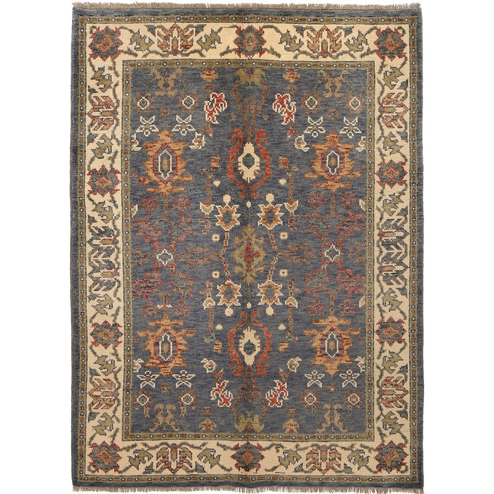 Modern Oushak Area Rug 4' 1" x 5' 9" - No. AL41045