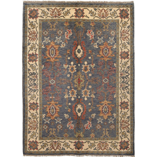 Modern Oushak Area Rug 4' 1" x 5' 9" - No. AL41045