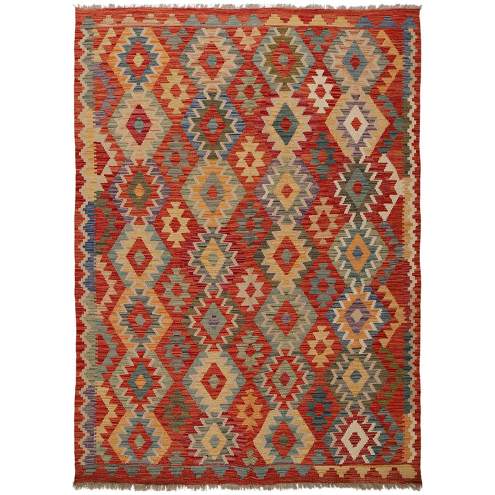 Handmade Vegetable Kilim 5' 9" x 7' 10" - No. AL90839