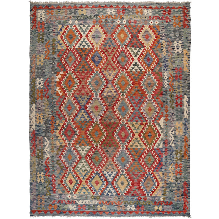 Hand Knotted Flatweave Kilim 8' 6" x 11' 5" - No. AL83944