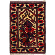 Handmade Barjista Kilim Rug 3' 11" x 5' 10" - No. AL77415