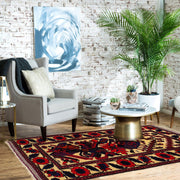 Handmade Barjista Kilim Rug 3' 11" x 5' 10" - No. AL77415