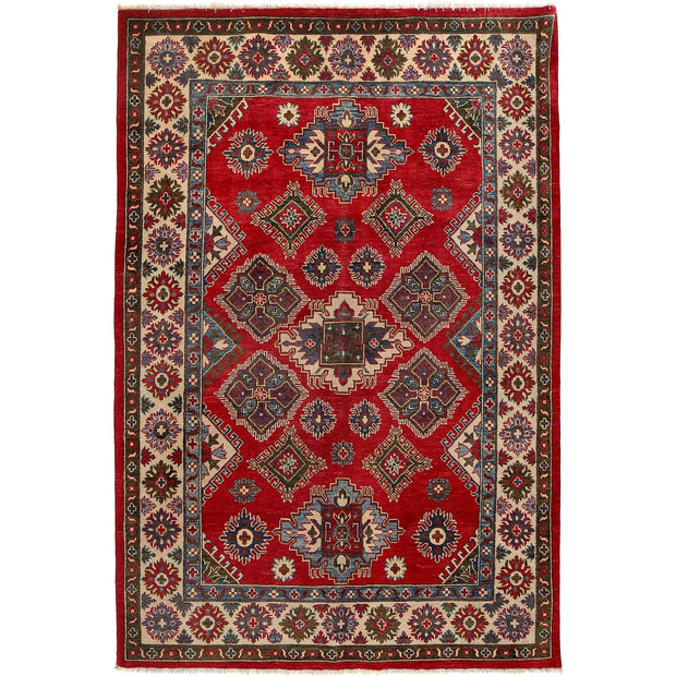 Hand knotted Kazak Carpet 5' 5" x 8' 0" - No. AL24828
