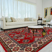 Hand knotted Kazak Carpet 5' 5" x 8' 0" - No. AL24828