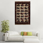 Afghan War Rug – Military Design 3' 3" x 5' 0" - No. AL74635