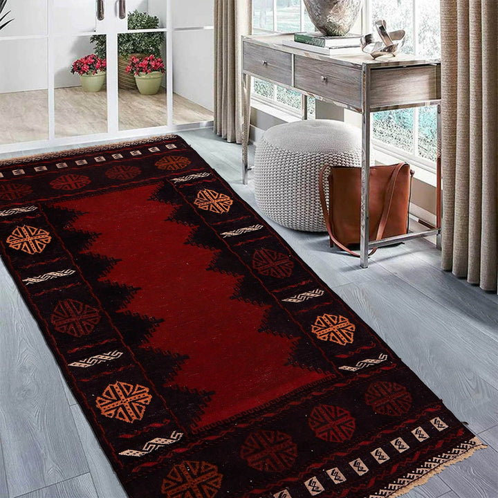 Handmade Table Sheet Kilim Runner 2' 5" x 4' 5" - No. AL74478