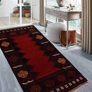 Handmade Table Sheet Kilim Runner 2' 5" x 4' 5" - No. AL74478