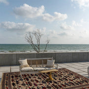 Hand-Knotted Afghan War Carpet 6' 8" x 9' 0" - No. AL23221