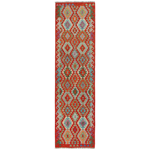Hand Made Afghan Kilim Runner 2' 9" x 9' 5" - No. AL74748