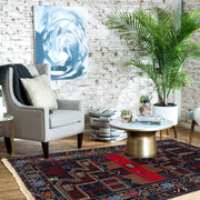 Hand Knotted Baluchi Rug 3' 0" x 4' 4" - No. AL78624