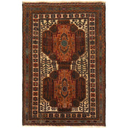 Hand Knotted Baluchi Rug 3' 0" x 4' 10" - No. AL24877