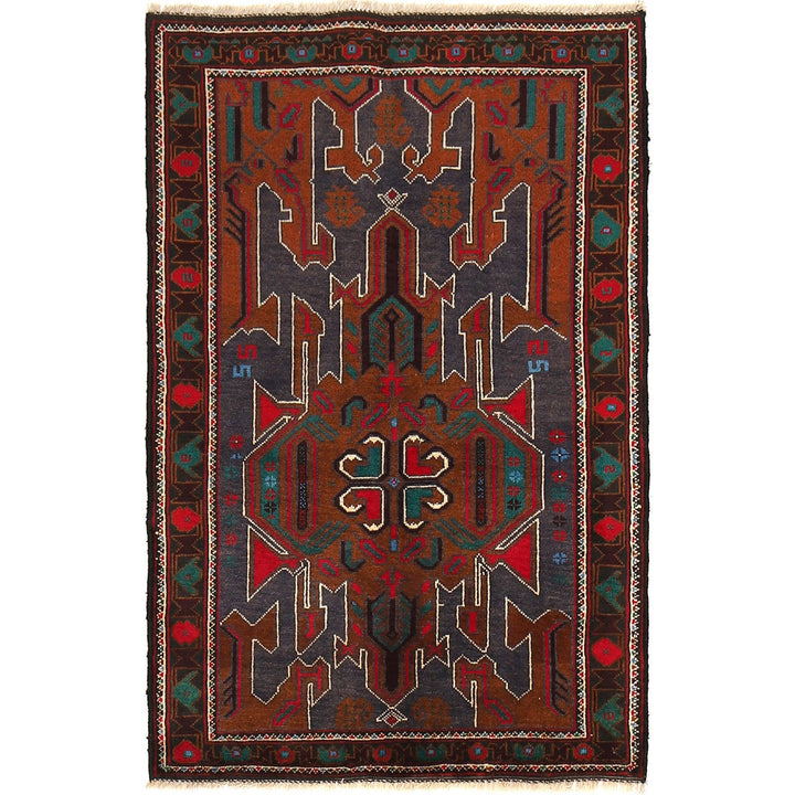 Baluch Small Size Rug 2' 11" x 4' 5" - No. AL93380